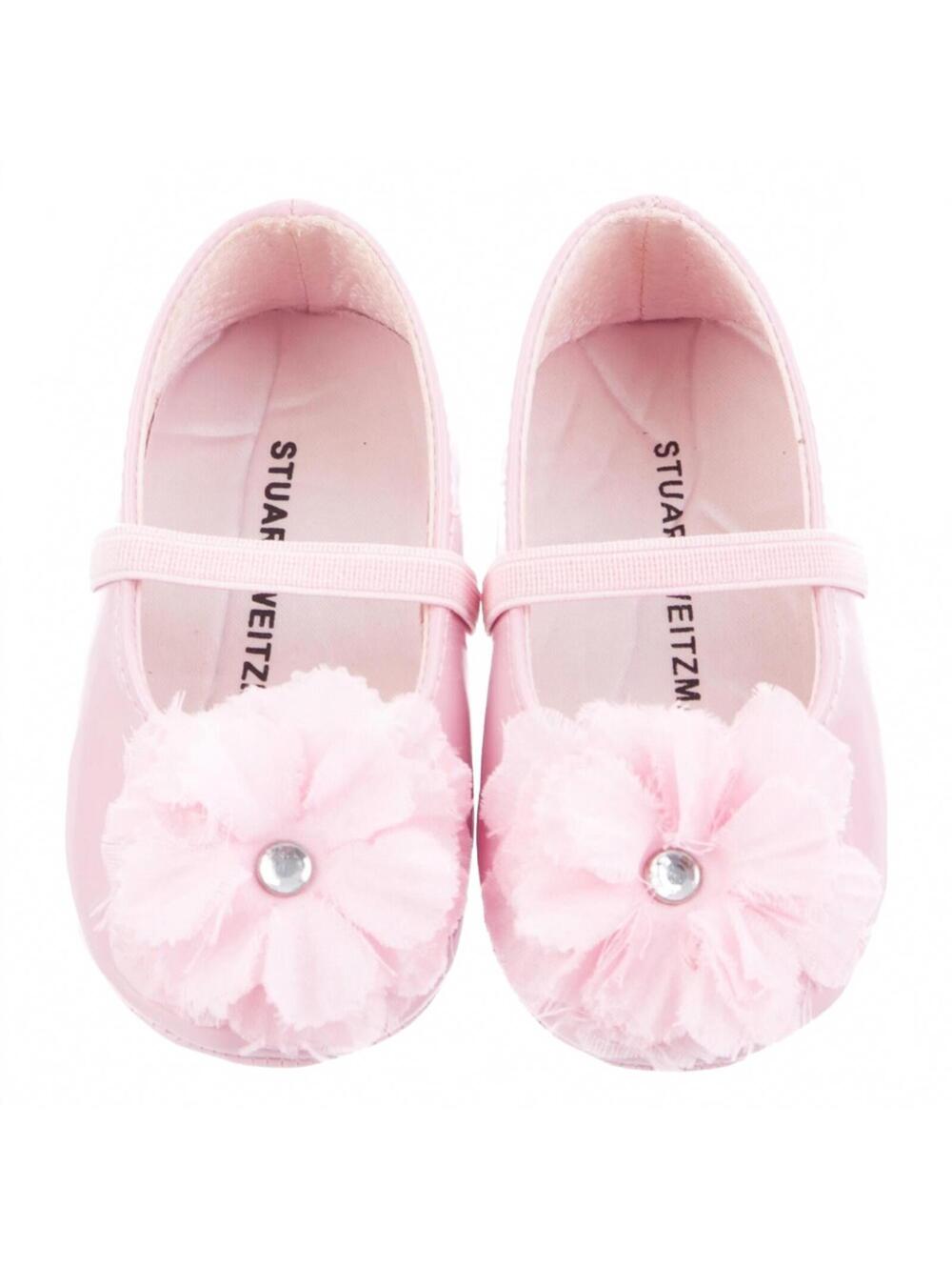 Stuart Weitzman Pink Patent Baby Shoes NWOT Size 3